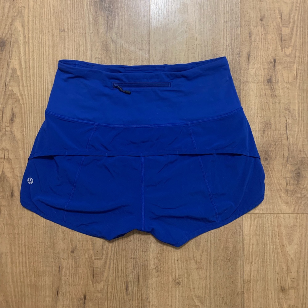Blue lululemon athletica shorts